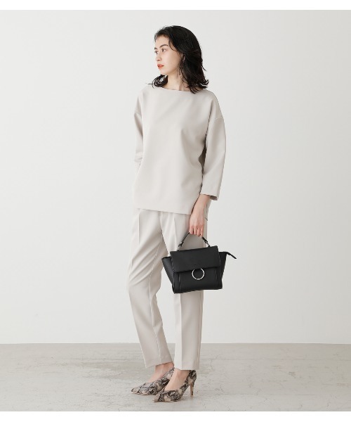 AZUL by moussy（アズールバイマウジー）の「TAPERED PANTS/テーパードパンツ（その他パンツ・レディース・ライトグレー/ブラック・SMALL/MEDIUM）」の15枚目の写真