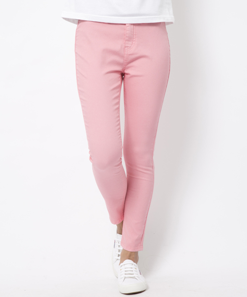 X-girl（エックスガール）の「【mini4月号掲載】PANT LEGGINGS（その他パンツ・レディース・ブラック/ピンク/オリーブ/ブルー・0/1/2）」の4枚目の写真