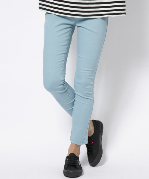 X-girl（エックスガール）の「【mini4月号掲載】PANT LEGGINGS（その他パンツ・レディース・ブラック/ピンク/オリーブ/ブルー・0/1/2）」の3枚目の写真