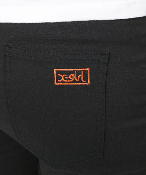 X-girl（エックスガール）の「【mini4月号掲載】PANT LEGGINGS（その他パンツ・レディース・ブラック/ピンク/オリーブ/ブルー・0/1/2）」の7枚目の写真