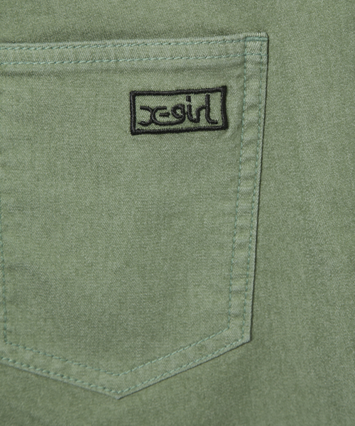 X-girl（エックスガール）の「【mini4月号掲載】PANT LEGGINGS（その他パンツ・レディース・ブラック/ピンク/オリーブ/ブルー・0/1/2）」の8枚目の写真