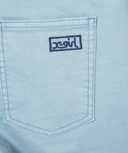 X-girl（エックスガール）の「【mini4月号掲載】PANT LEGGINGS（その他パンツ・レディース・ブラック/ピンク/オリーブ/ブルー・0/1/2）」の9枚目の写真