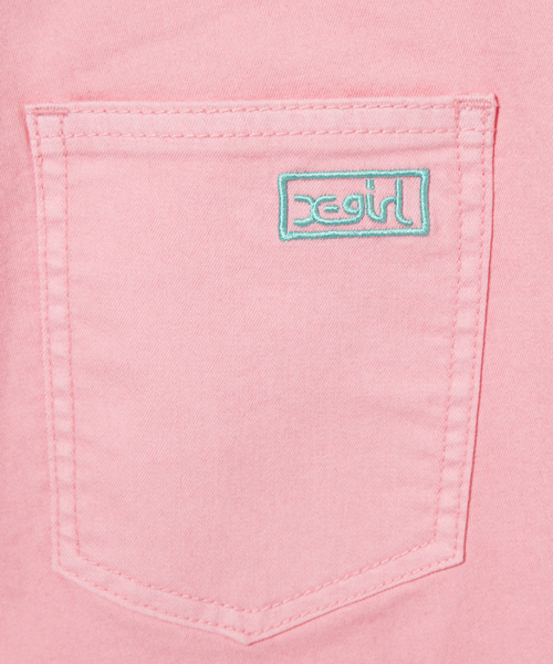 X-girl（エックスガール）の「【mini4月号掲載】PANT LEGGINGS（その他パンツ・レディース・ブラック/ピンク/オリーブ/ブルー・0/1/2）」の10枚目の写真