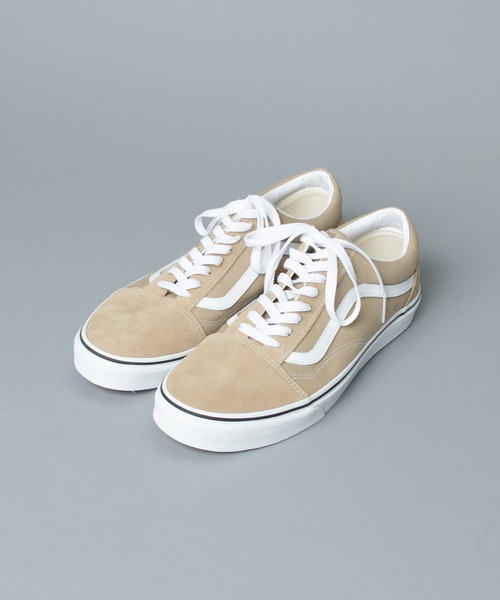 VANS（バンズ）の「【 VANS / ヴァンス 】 OLD SKOOL オールドスクール（スニーカー・メンズ・ベージュ/ブルー/グリーン・6/8/10/9/5/7h/8h/9h/6h/5h）」の2枚目の写真
