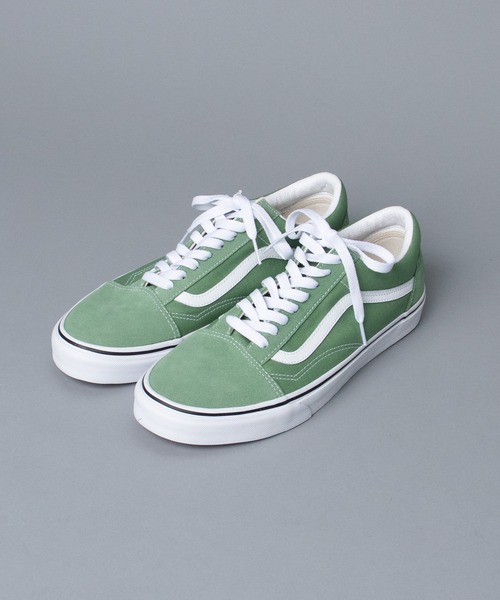 VANS（バンズ）の「【 VANS / ヴァンス 】 OLD SKOOL オールドスクール（スニーカー・メンズ・ベージュ/ブルー/グリーン・6/8/10/9/5/7h/8h/9h/6h/5h）」の3枚目の写真