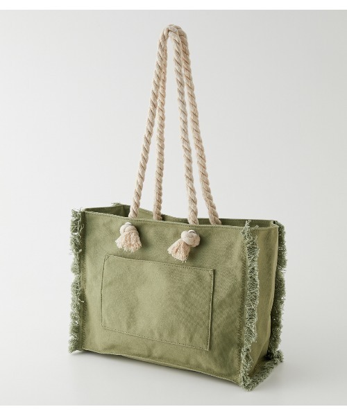 KINCAID♦️アメリカ 高級ブランドCherry Mountain社♦️送料込 AZUL by moussy（アズールバイマウジー）の「FRINGE CANVAS ROPE