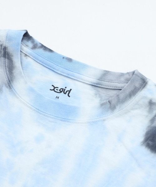 X-girl（エックスガール）の「BUTTERFLY S/S TEE（Tシャツ/カットソー・レディース・ホワイト/ブラック/オレンジ/マルチ・S/M/L/XL）」の5枚目の写真