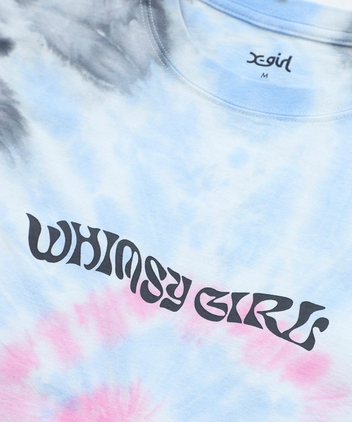 X-girl（エックスガール）の「BUTTERFLY S/S TEE（Tシャツ/カットソー・レディース・ホワイト/ブラック/オレンジ/マルチ・S/M/L/XL）」の16枚目の写真