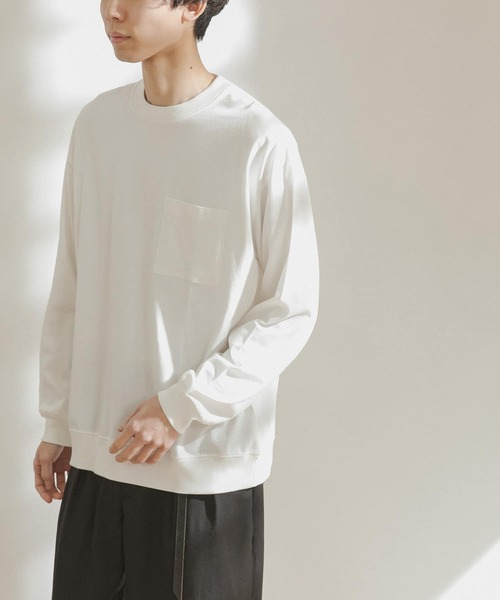 FORK&SPOON(フォークアンドスプーン)の「FORK&SPOON オーガニックコットンバックプリントTシャツ(Tシャツ/カットソー・メンズ・ホワイト/ブラウン・5/4)」の6枚目の写真