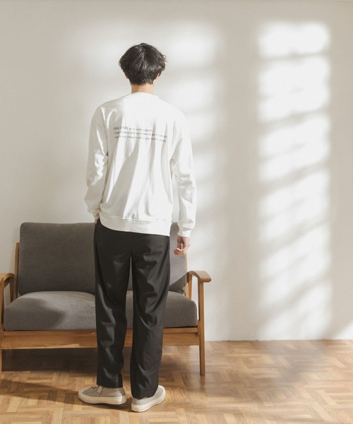 FORK&SPOON(フォークアンドスプーン)の「FORK&SPOON オーガニックコットンバックプリントTシャツ(Tシャツ/カットソー・メンズ・ホワイト/ブラウン・5/4)」の18枚目の写真