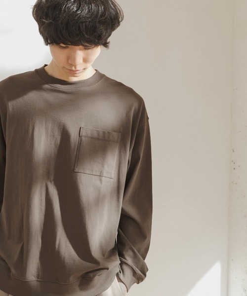 FORK&SPOON(フォークアンドスプーン)の「FORK&SPOON オーガニックコットンバックプリントTシャツ(Tシャツ/カットソー・メンズ・ホワイト/ブラウン・5/4)」の9枚目の写真