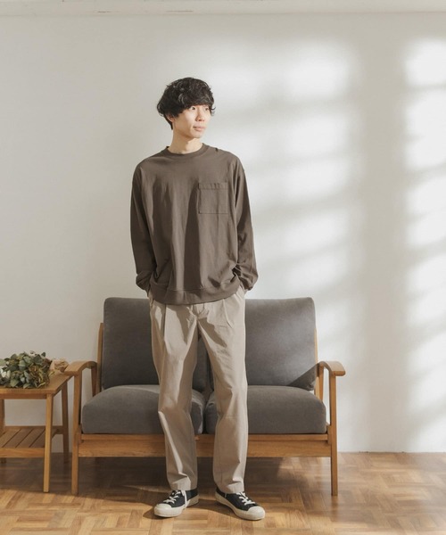 FORK&SPOON(フォークアンドスプーン)の「FORK&SPOON オーガニックコットンバックプリントTシャツ(Tシャツ/カットソー・メンズ・ホワイト/ブラウン・5/4)」の19枚目の写真