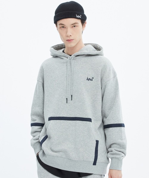 セール Bad In Bad Taping Pocket Hoodie ベドインベド テーピング ポケット フーディー セットアップ パーカー Bad In Bad ベド イン ベド のファッション通販 Zozotown