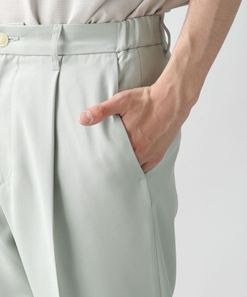 RAGEBLUE（レイジブルー）の「センタープレスタック/ライトPEテーパードスラックス/941211（スラックス・メンズ・ブラック/ベージュ/オフホワイト/グリーン系その他/ベージュ系その他2/パープル/オレンジ・MEDIUM/LARGE）」の11枚目の写真