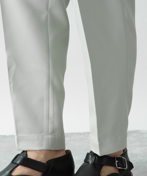 RAGEBLUE（レイジブルー）の「センタープレスタック/ライトPEテーパードスラックス/941211（スラックス・メンズ・ブラック/ベージュ/オフホワイト/グリーン系その他/ベージュ系その他2/パープル/オレンジ・MEDIUM/LARGE）」の9枚目の写真