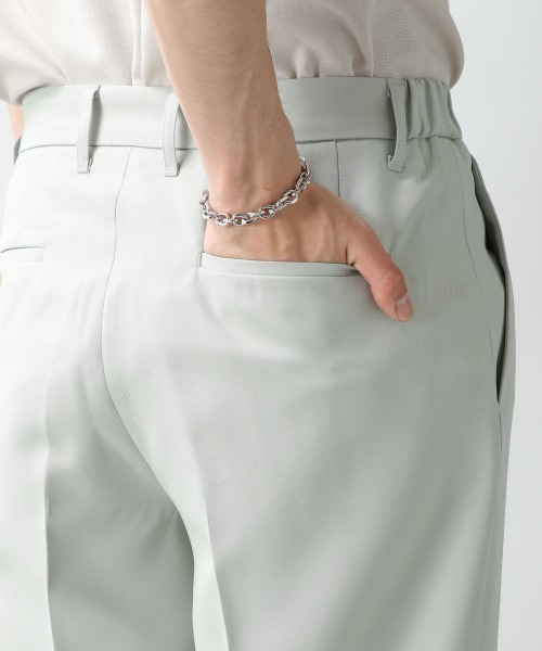 RAGEBLUE（レイジブルー）の「センタープレスタック/ライトPEテーパードスラックス/941211（スラックス・メンズ・ブラック/ベージュ/オフホワイト/グリーン系その他/ベージュ系その他2/パープル/オレンジ・MEDIUM/LARGE）」の20枚目の写真