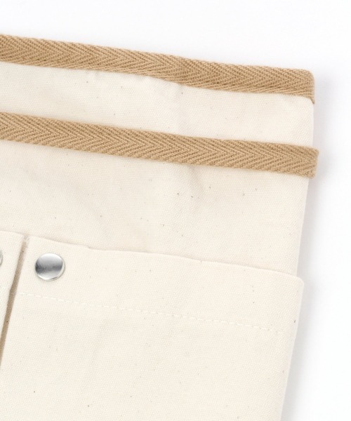 GLOBAL WORK（グローバルワーク）の「オーガニックコットン　カフェエプロン/940373（エプロン・レディース・オフホワイト・FREE）」の5枚目の写真