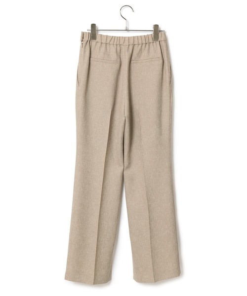 ADAM ET ROPE'（アダムエロペ）の「＜洗える＞【セットアップ対応】ダブルリネンライクイージーフレアパンツ（その他パンツ・レディース・ベージュ/イエロー系その他・38/36）」の15枚目の写真