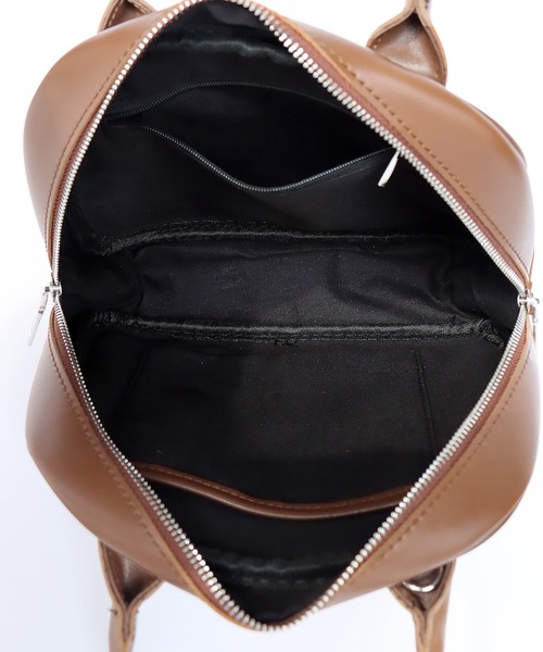 BLUEEAST（ブルーイースト）の「2WAYスクエアボストンバッグ（ボストンバッグ・レディース・ブラック/ブラウン/オフホワイト・FREE）」の16枚目の写真