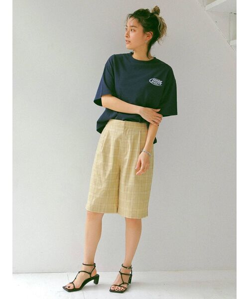 Ungrid（アングリッド）の「フロッキーロゴショートTee（Tシャツ/カットソー・レディース・ネイビー/レッド/オフホワイト・FREE）」の20枚目の写真