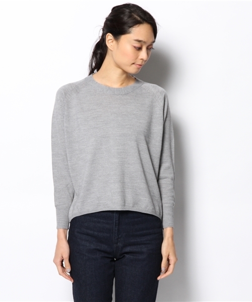 LE JUN（ルジュン）の「【VERY12月号掲載】ＴＩＺウールコクーンラグラン（ニット/セーター・レディース・オフホワイト/キャメル/ネイビー/グレー・MEDIUM/SMALL）」の8枚目の写真