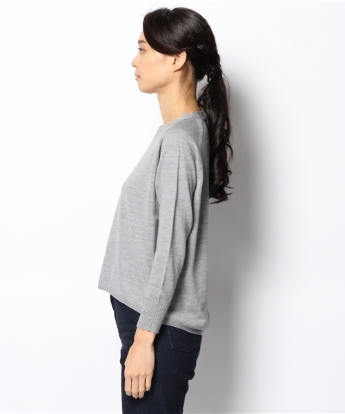 LE JUN（ルジュン）の「【VERY12月号掲載】ＴＩＺウールコクーンラグラン（ニット/セーター・レディース・オフホワイト/キャメル/ネイビー/グレー・MEDIUM/SMALL）」の9枚目の写真