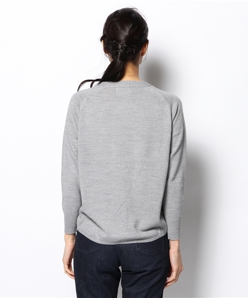 LE JUN（ルジュン）の「【VERY12月号掲載】ＴＩＺウールコクーンラグラン（ニット/セーター・レディース・オフホワイト/キャメル/ネイビー/グレー・MEDIUM/SMALL）」の10枚目の写真