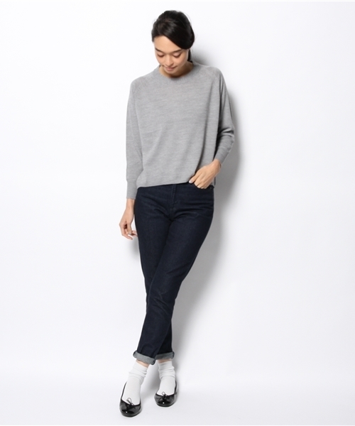 LE JUN（ルジュン）の「【VERY12月号掲載】ＴＩＺウールコクーンラグラン（ニット/セーター・レディース・オフホワイト/キャメル/ネイビー/グレー・MEDIUM/SMALL）」の11枚目の写真