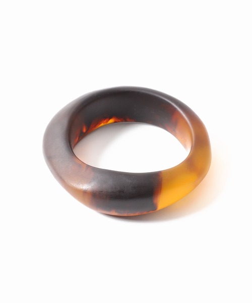 plage（プラージュ）の「【DINOSAUR DESIGNS/ダイナソーデザイン】 LARGE ORGANIC バングル◆（バングル/リストバンド・レディース・ブラウン/ナチュラル・FREE）」の6枚目の写真