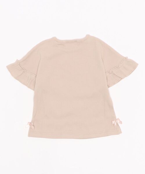 Catherine Cottage(キャサリンコテージ)の「フリル袖リブTシャツ(Tシャツ/カットソー・キッズ・サックスブルー/コーラルピンク/ミント/チャコールグレー/ライラック/ベージュ/スモークピンク/ライラック系1/アイボリー・110/130/150/100/120/140)」の17枚目の写真