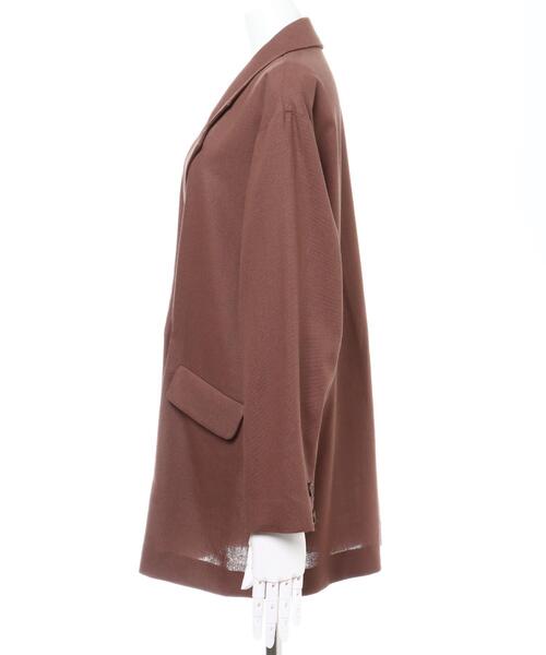 INGNI（イング）の「SETUP対応Wテーラージャケット（テーラードジャケット・レディース・ライトベージュ/ブラウン/ライトカーキ・M）」の10枚目の写真