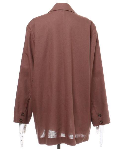 INGNI（イング）の「SETUP対応Wテーラージャケット（テーラードジャケット・レディース・ライトベージュ/ブラウン/ライトカーキ・M）」の9枚目の写真