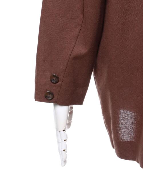 INGNI（イング）の「SETUP対応Wテーラージャケット（テーラードジャケット・レディース・ライトベージュ/ブラウン/ライトカーキ・M）」の7枚目の写真