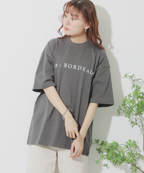 SENSE OF PLACE by URBAN RESEARCH（センスオブプレイスバイアーバンリサーチ）の「DDP×SENSE OF PLACE　『別注』グラフィックアートTシャツ（Tシャツ/カットソー・メンズ・チャコールグレー/ホワイト系その他/アイボリー/ロイヤルブルー/オフホワイト/ホワイト/ダークグレー/ブルー/グレー/グレー系その他・LARGE/MEDIUM）」の9枚目の写真