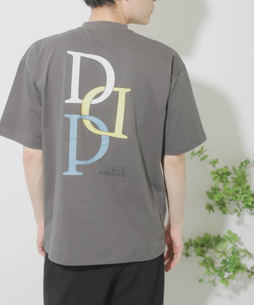 SENSE OF PLACE by URBAN RESEARCH（センスオブプレイスバイアーバンリサーチ）の「DDP×SENSE OF PLACE　『別注』グラフィックアートTシャツ（Tシャツ/カットソー・メンズ・チャコールグレー/ホワイト系その他/アイボリー/ロイヤルブルー/オフホワイト/ホワイト/ダークグレー/ブルー/グレー/グレー系その他・LARGE/MEDIUM）」の6枚目の写真