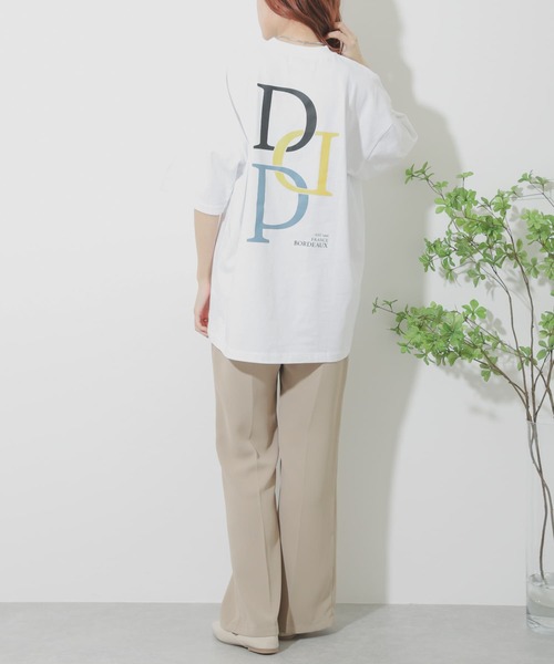 SENSE OF PLACE by URBAN RESEARCH（センスオブプレイスバイアーバンリサーチ）の「DDP×SENSE OF PLACE　『別注』グラフィックアートTシャツ（Tシャツ/カットソー・メンズ・チャコールグレー/ホワイト系その他/アイボリー/ロイヤルブルー/オフホワイト/ホワイト/ダークグレー/ブルー/グレー/グレー系その他・LARGE/MEDIUM）」の4枚目の写真