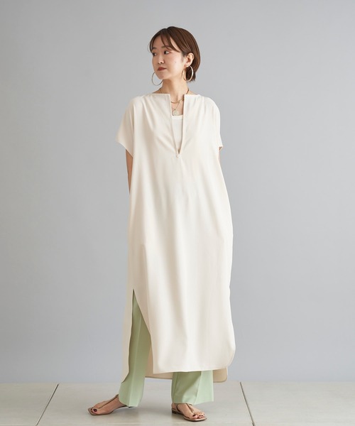 DouDou(ドゥドゥ)の「【WEB限定】カフタンフレンチワンピース(ワンピース・レディース・ブラック/アイボリー・FREE)」の20枚目の写真