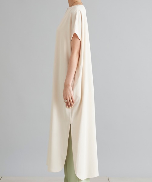 DouDou(ドゥドゥ)の「【WEB限定】カフタンフレンチワンピース(ワンピース・レディース・ブラック/アイボリー・FREE)」の19枚目の写真