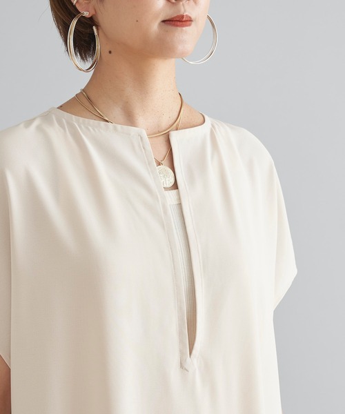 DouDou(ドゥドゥ)の「【WEB限定】カフタンフレンチワンピース(ワンピース・レディース・ブラック/アイボリー・FREE)」の17枚目の写真