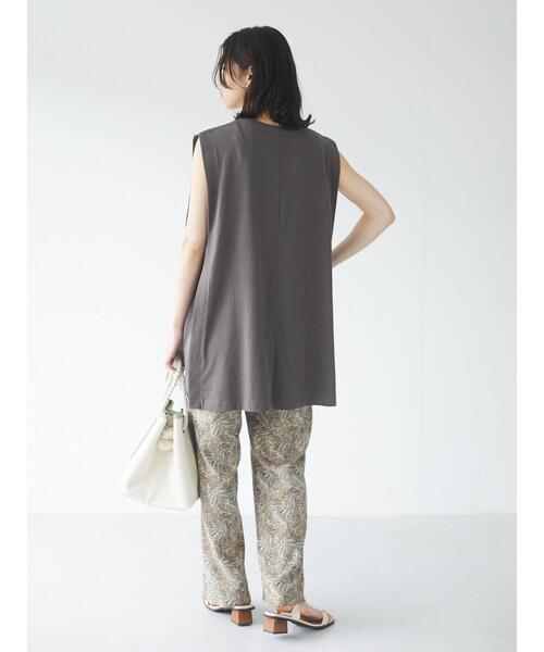 Green Parks(グリーンパークス)の「ジャングル柄パンツ*(その他パンツ・レディース・イエロー/ピンク/グリーン/ブラウン・FREE)」の7枚目の写真