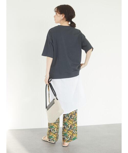 Green Parks(グリーンパークス)の「ジャングル柄パンツ*(その他パンツ・レディース・イエロー/ピンク/グリーン/ブラウン・FREE)」の8枚目の写真