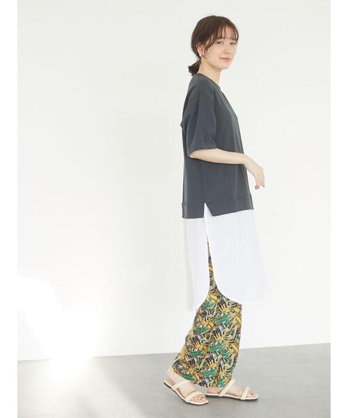 Green Parks(グリーンパークス)の「ジャングル柄パンツ*(その他パンツ・レディース・イエロー/ピンク/グリーン/ブラウン・FREE)」の10枚目の写真