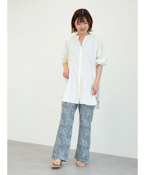 Green Parks(グリーンパークス)の「ジャングル柄パンツ*(その他パンツ・レディース・イエロー/ピンク/グリーン/ブラウン・FREE)」の14枚目の写真