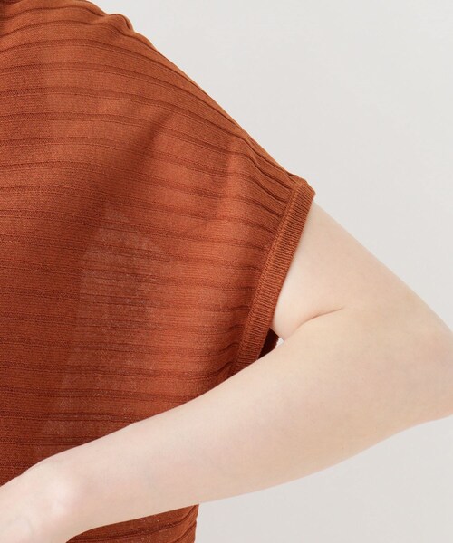 DRESKIP（ドレスキップ）の「◆【2点セット】シアードルマンニット（その他トップス・レディース・ダークオレンジ/ネイビー/サンドベージュ・03/02/04）」の10枚目の写真