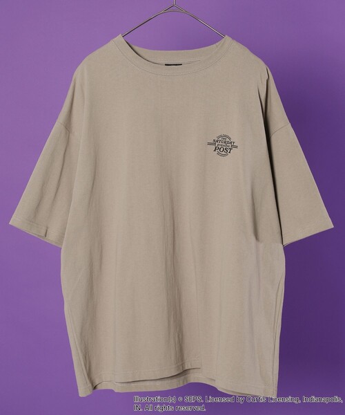 FREAK'S STORE（フリークスストア）の「WEB限定 THE SATURDAY EVENING POST/サタデーイブニングポスト 別注 バックプリントTシャツ/POLICE（Tシャツ/カットソー・メンズ・ブラック/サックスブルー/ホワイト/ベージュ・SMALL/MEDIUM/X-LARGE/LARGE）」の20枚目の写真