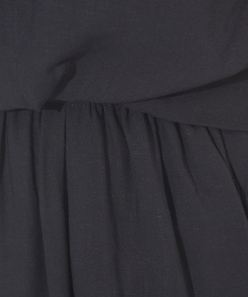 abahouse mavie（アバハウスマヴィ）の「レーヨンリネンウエストギャザーワンピース（ワンピース・レディース・ブラック/ブラウン/イエロー・フリー）」の16枚目の写真