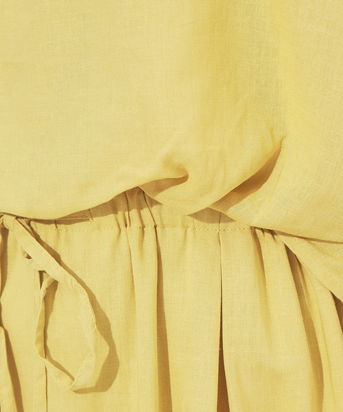 abahouse mavie（アバハウスマヴィ）の「レーヨンリネンウエストギャザーワンピース（ワンピース・レディース・ブラック/ブラウン/イエロー・フリー）」の19枚目の写真
