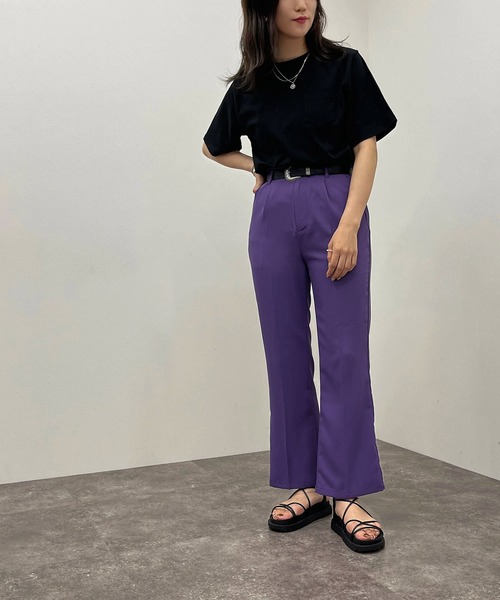 apres jour mignon(アプレジュールミニョン)の「アソートロゴTシャツ 【ZOZOTOWN限定アイテム】(Tシャツ/カットソー・レディース・グリーン系その他/オフホワイト/ピンク系その他/ブラック/ブルー系その他/ナチュラル・フリー/X-LARGE)」の17枚目の写真