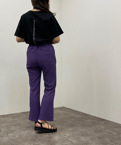 apres jour mignon(アプレジュールミニョン)の「アソートロゴTシャツ 【ZOZOTOWN限定アイテム】(Tシャツ/カットソー・レディース・グリーン系その他/オフホワイト/ピンク系その他/ブラック/ブルー系その他/ナチュラル・フリー/X-LARGE)」の18枚目の写真