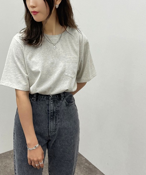 apres jour mignon(アプレジュールミニョン)の「アソートロゴTシャツ 【ZOZOTOWN限定アイテム】(Tシャツ/カットソー・レディース・グリーン系その他/オフホワイト/ピンク系その他/ブラック/ブルー系その他/ナチュラル・フリー/X-LARGE)」の19枚目の写真